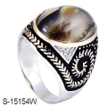 New Arrival 925 Sterling Silver Jewelry Ring with Glass